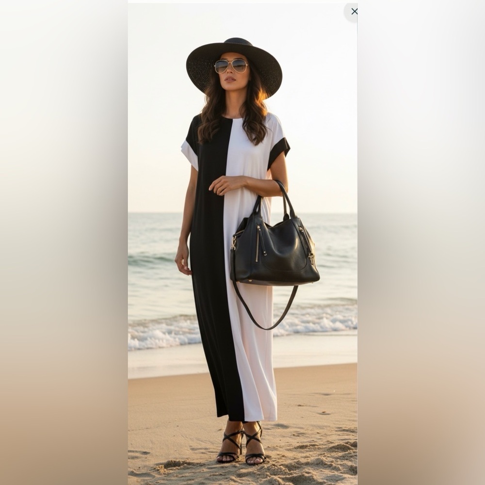 4-Pc Summer Vacation Accessories Set: sunglasses, Straw Hat, Sandals & Tote